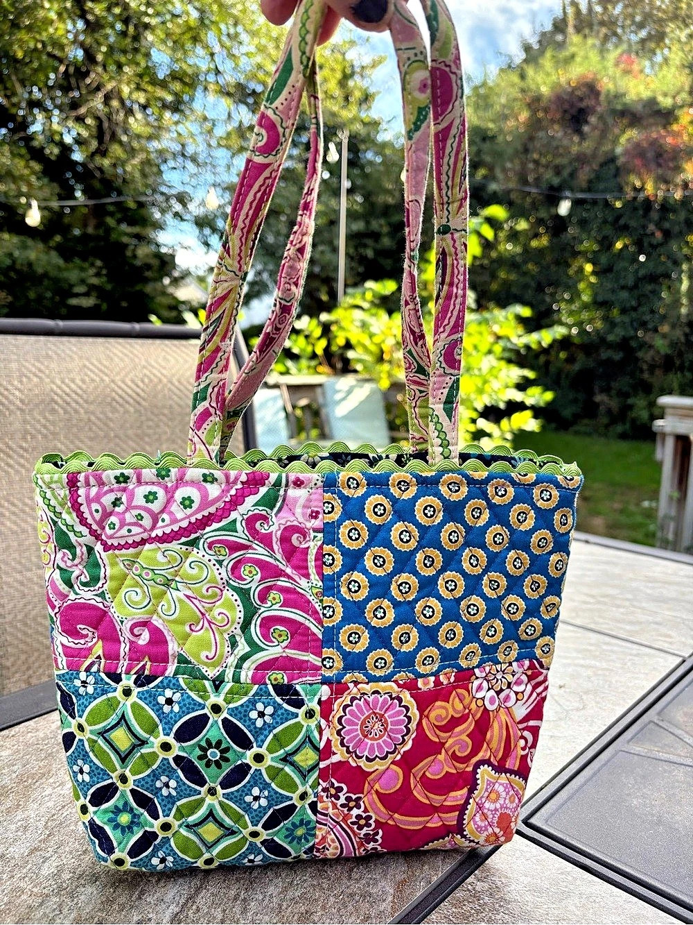 Vera Bradley Patchwork Floral Tote in Multicolor